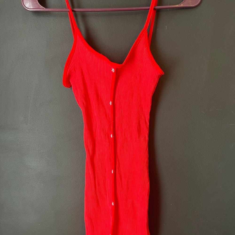 Red dress